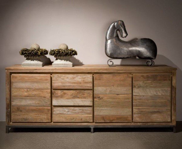 Venice Sideboard 220 cm Recycled teak wood