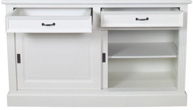Chest of drawers Vincenza white 150cm sideboard sideboard