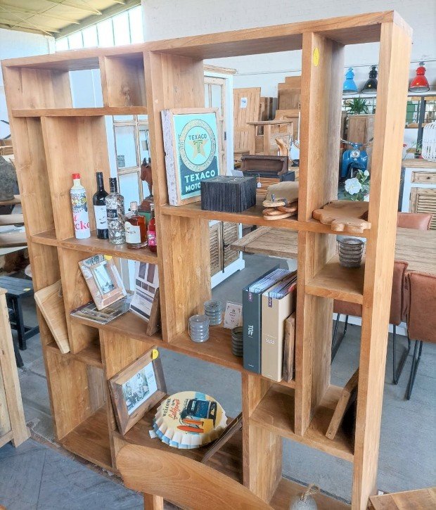 Teak Bookcase Shelf Room Divider Teak Wood Teak Shelf