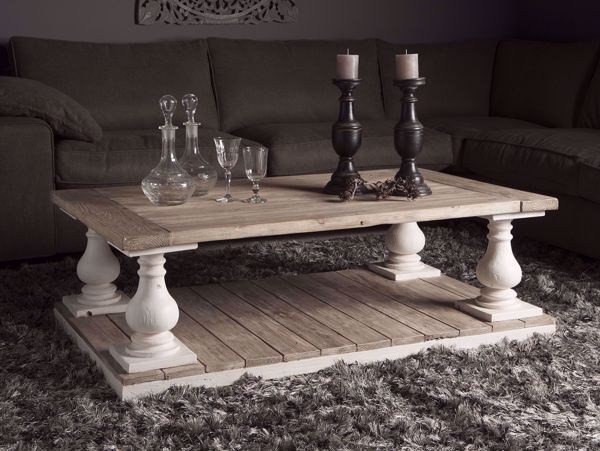 Coffee table Monza 140 cm pine wood