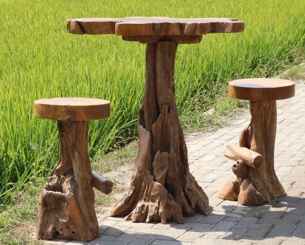 barset-burl wood-from-recycled-teak wood