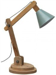 table lamp-steel-and-wood-grey